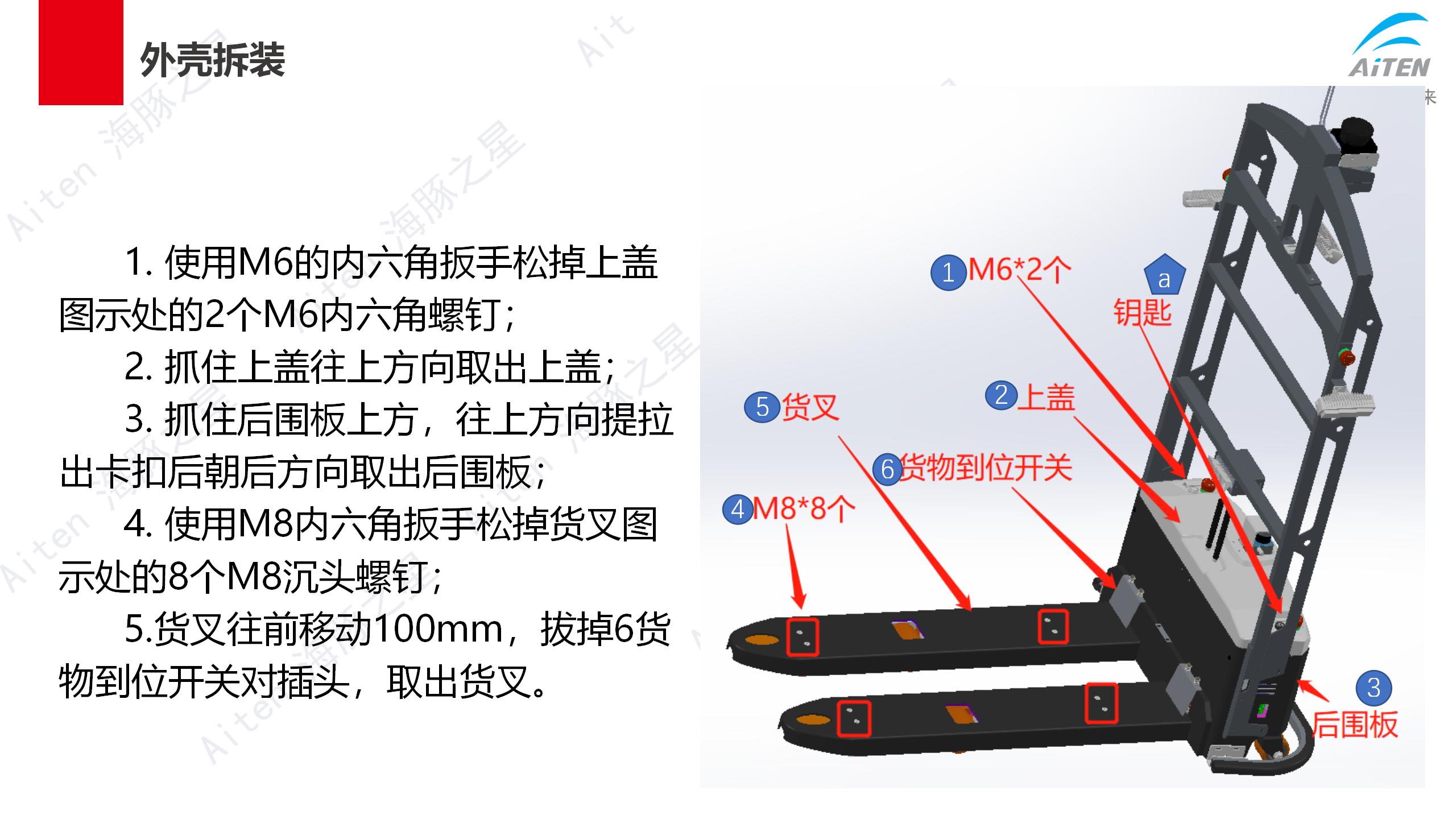 车子都不会保养，还想卖车子赚钱？Aimon爱盟带你修机器人叉车！