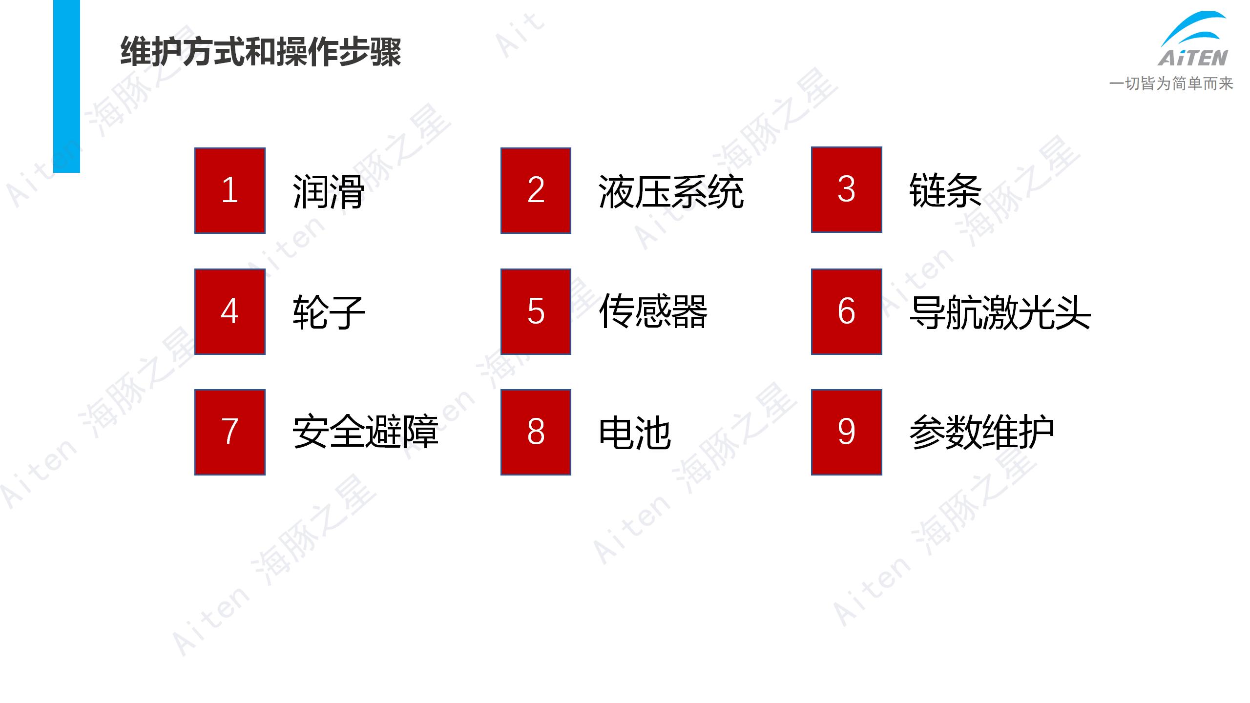 车子都不会保养，还想卖车子赚钱？Aimon爱盟带你修机器人叉车！